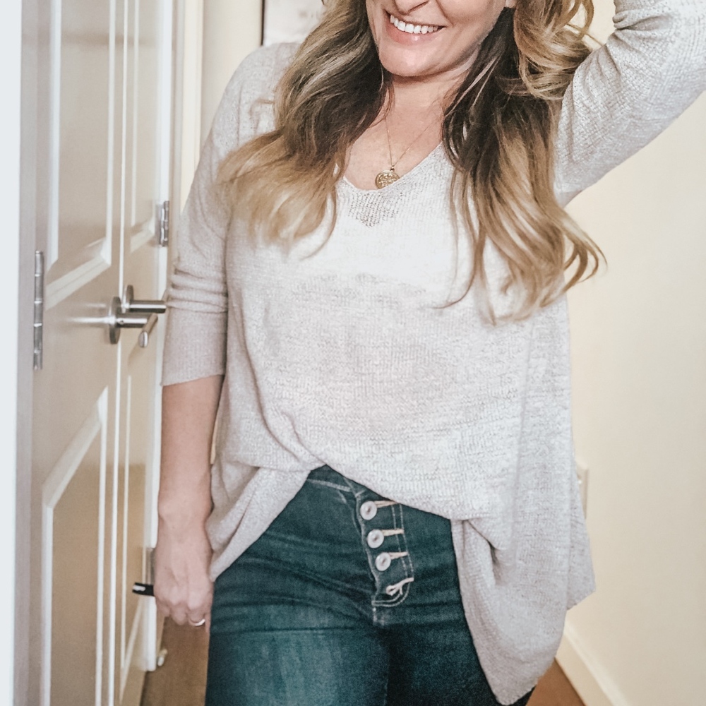 Patricia Knit Sweater | Shell - Picture 2 of 3